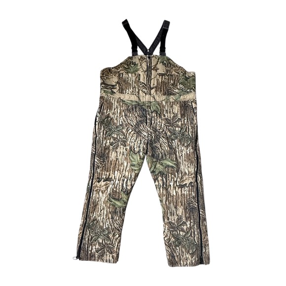 Walls Master Made RealTree Camo Hunting Bib Overalls Quilted Insulated Mens 2XL - Picture 1 of 16